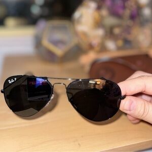 Ray-Ban Classic Black Aviator Shades